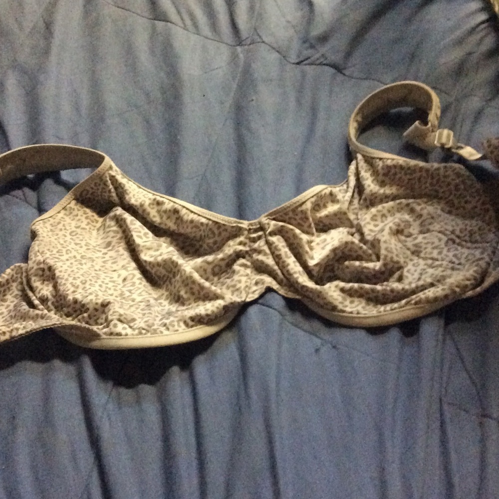 Cheetah print bra