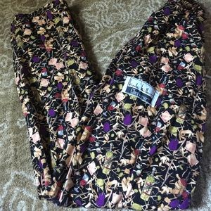 Nicole Miller Chef Wear Wine Pants XS