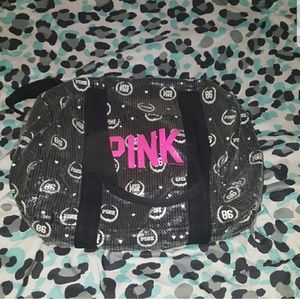VS Pink sequin duffel bag