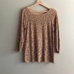 Sequined J. Crew Blouse