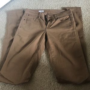 Khaki Jeggings: 4 Tall