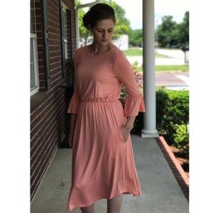 Pink Belle Sleeve Dress🌸