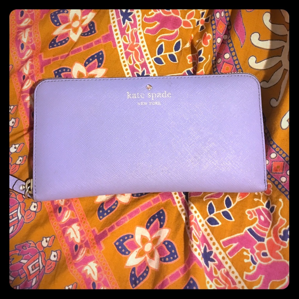 Kate Spade pastel purple wallet