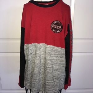 Pink Victorias Secret long sleeve bling tee size M