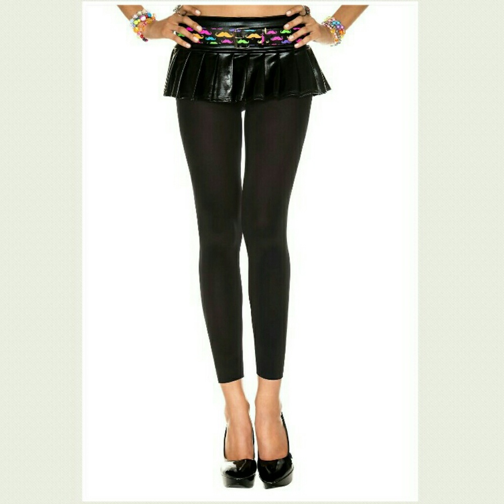 Spandex Opaque  Footless Tights