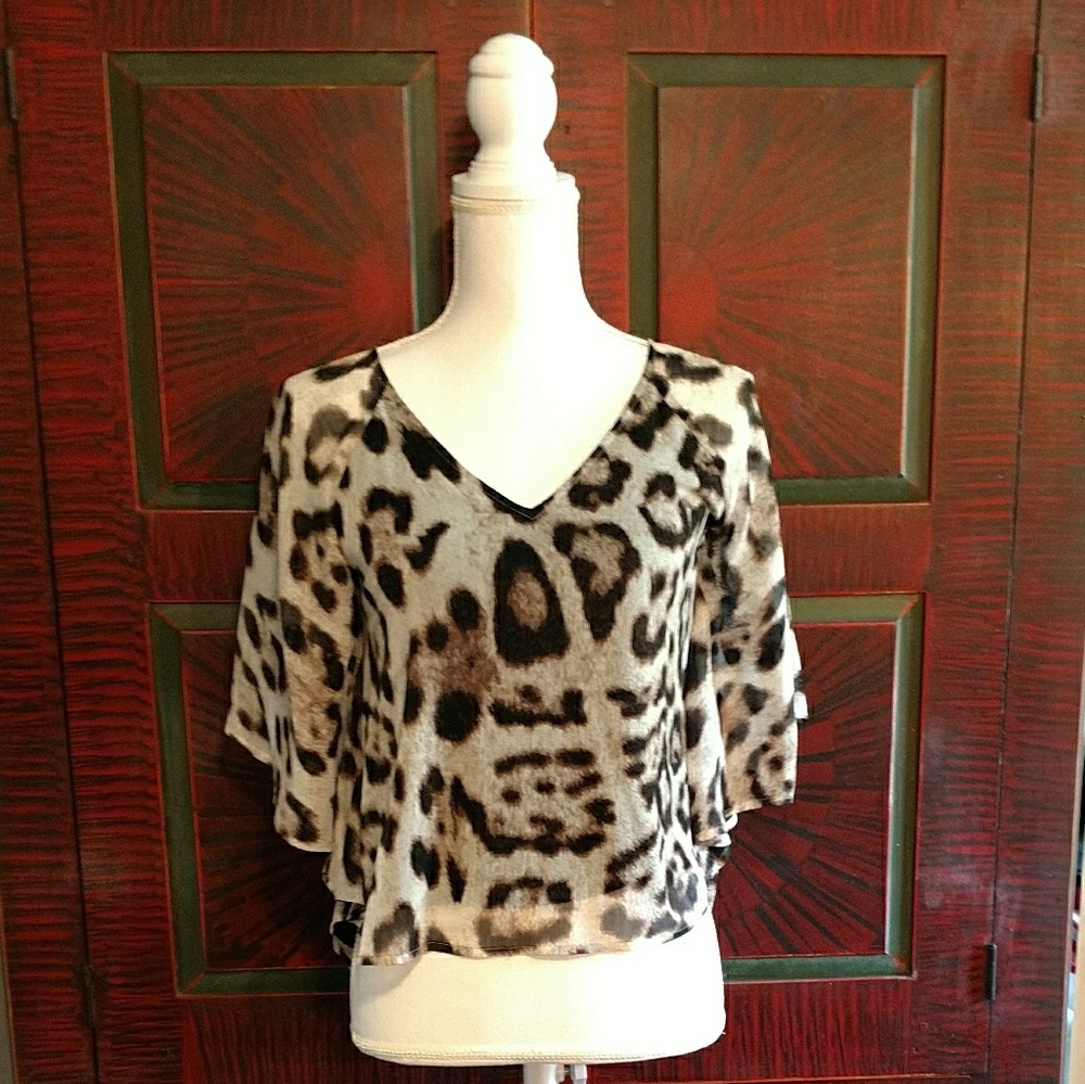 Animal Print Blouse
