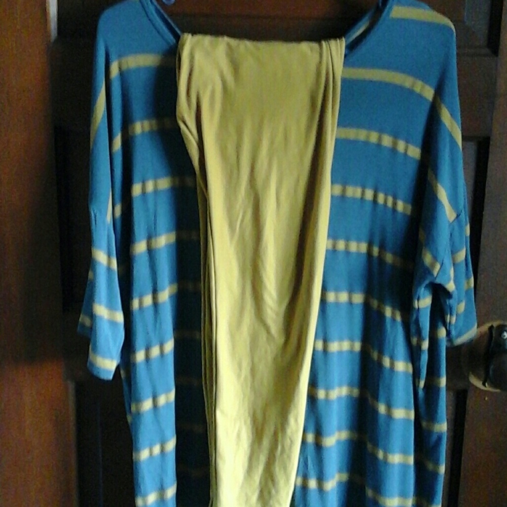 Lularoe Irma and OS leggings