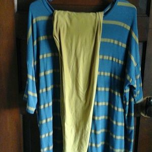 Lularoe Irma and OS leggings