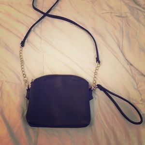 Brown leather clutch and purse!