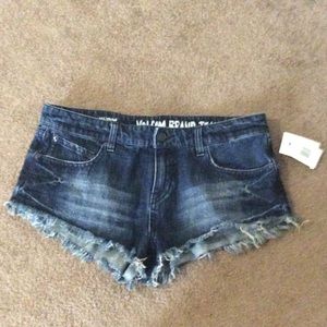 Volcom micro shorts.   Size 9/29