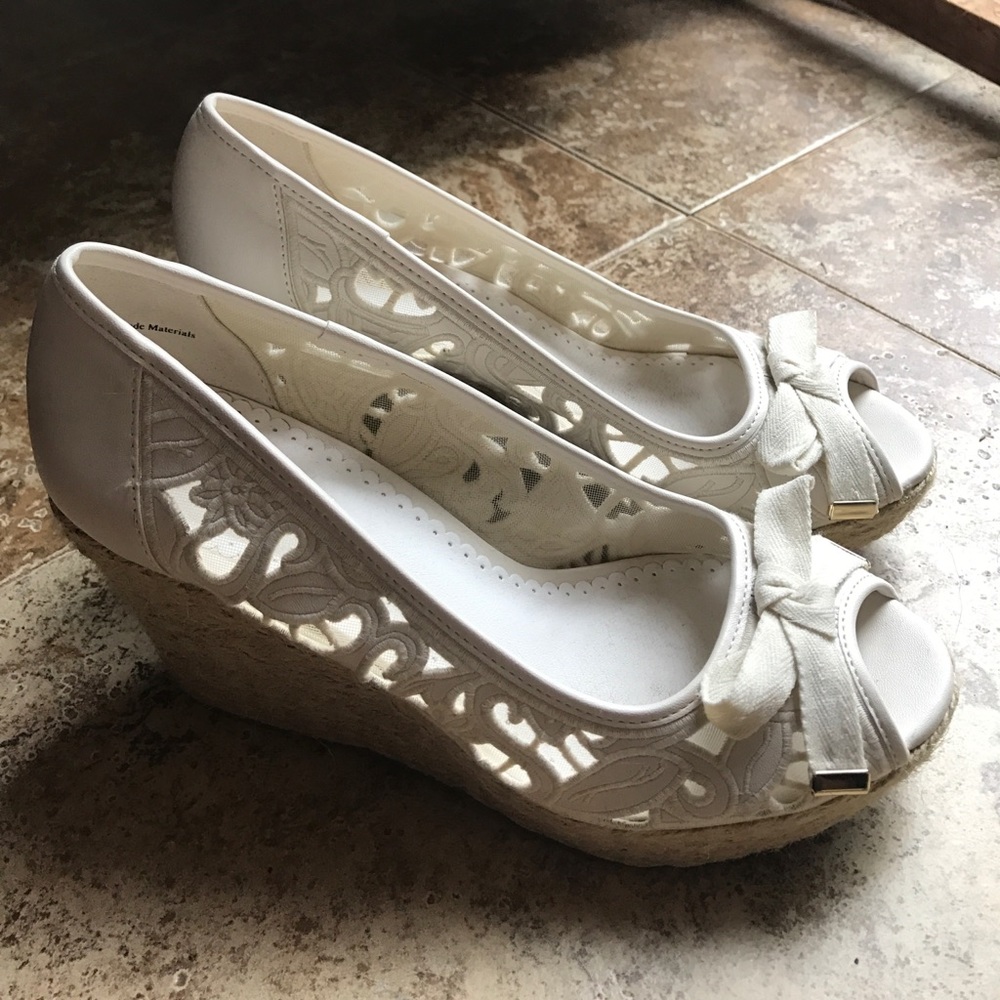 Kelly & Katie Open Toe Wedges