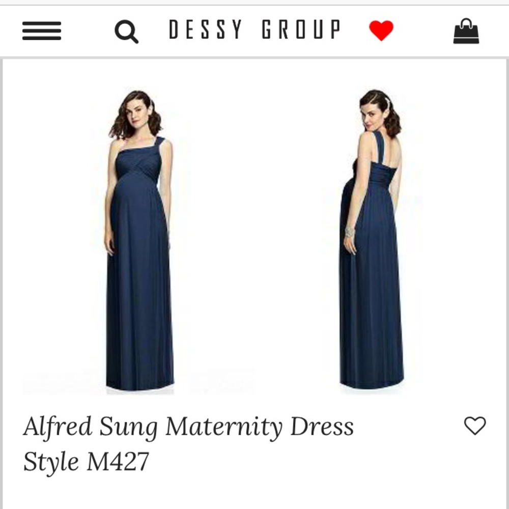 Maternity bridesmaid dress