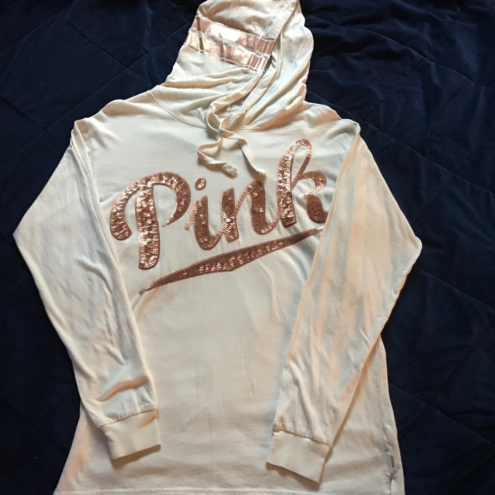 VS PINK Campus Bling Pullover Hoodie