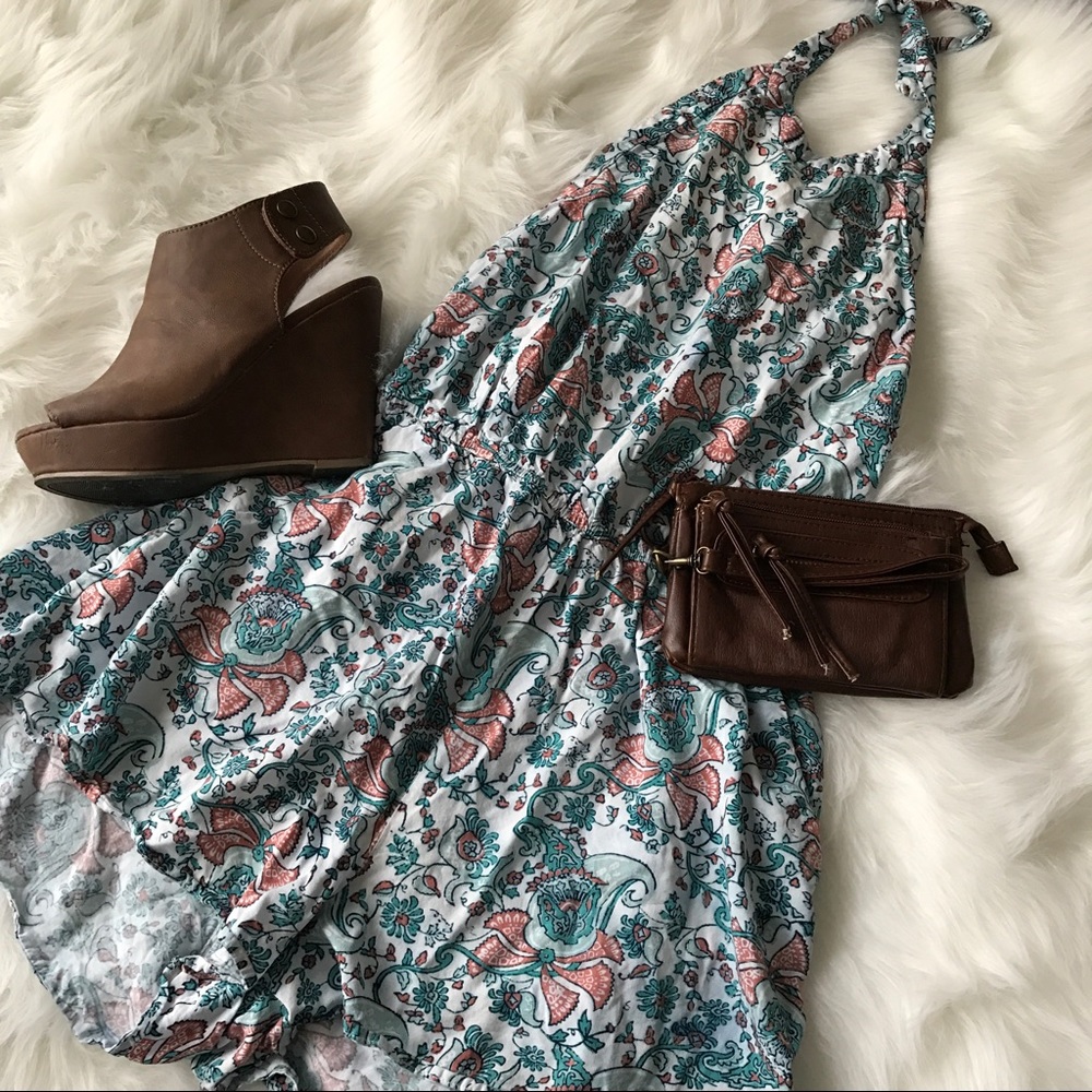 Halter Romper with Pockets