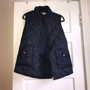 NWOT navy vest