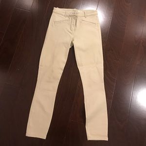 Khaki Bi-Stretch Skinny Ankle Pants