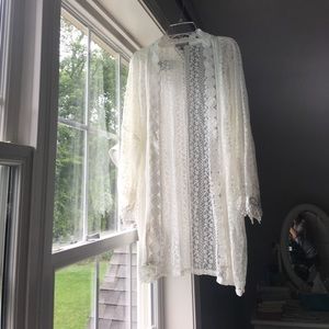 Charlotte Russe Lace Cardigan Kimono