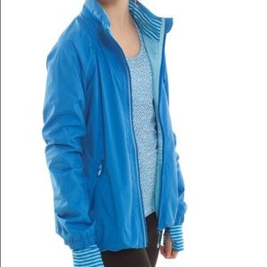 Ivivva Athletica Blue Windbreaker Jacket