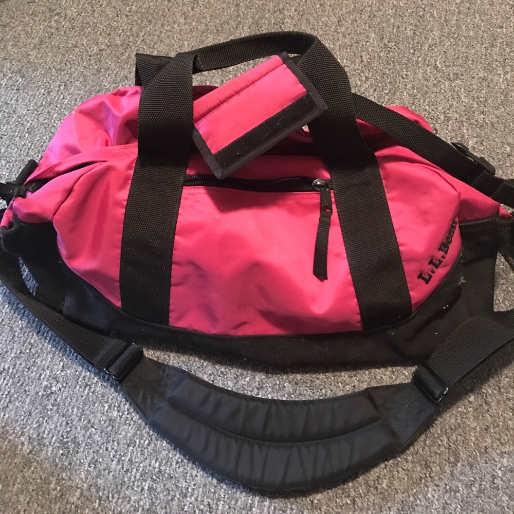L.L. Bean Pink Overnight Bag