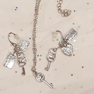 New Michael Kors necklace and earrings set