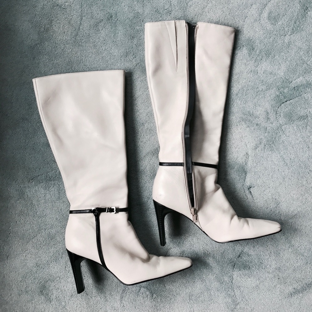 Nine West leather boot heels. Size 6.5m