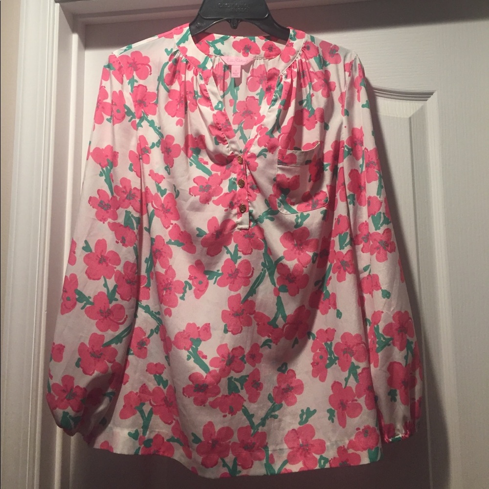 Lilly Pulitzer Flowered Blouse