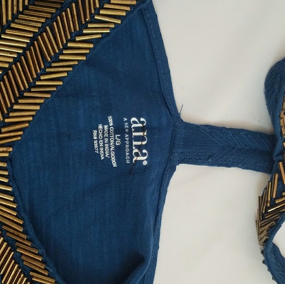 Razorback flowy beaded top - Picture 4 of 4