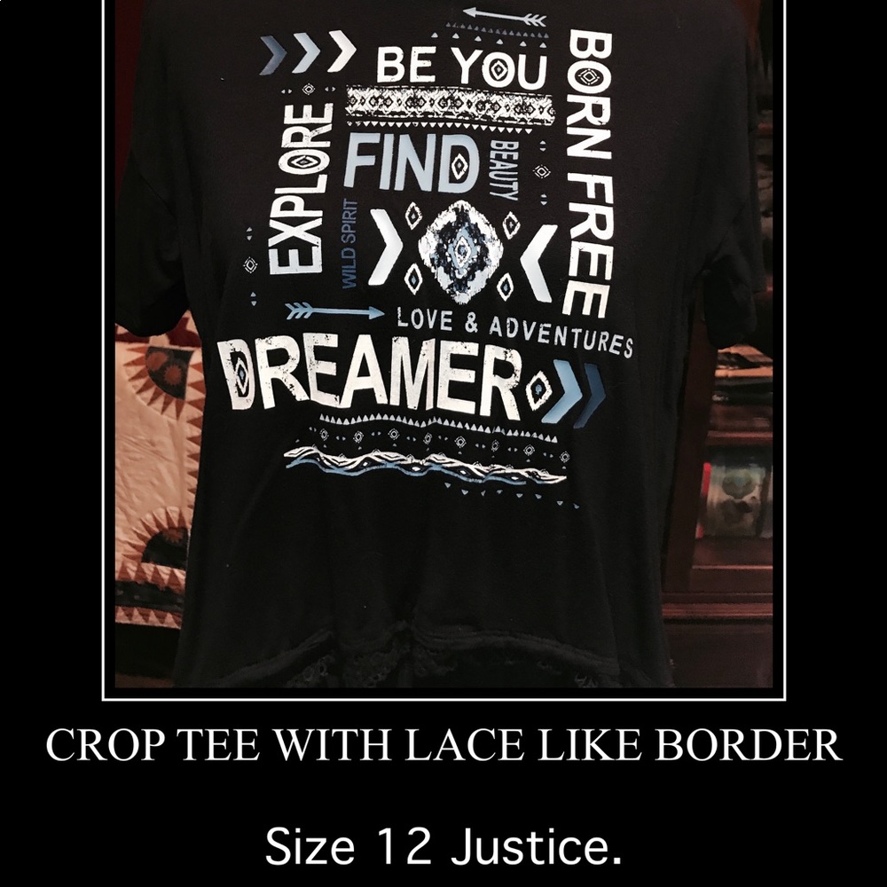 A crop shirt.
