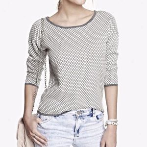Express polka dot sweater