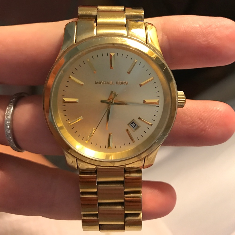 Michael Kors women's gold watch