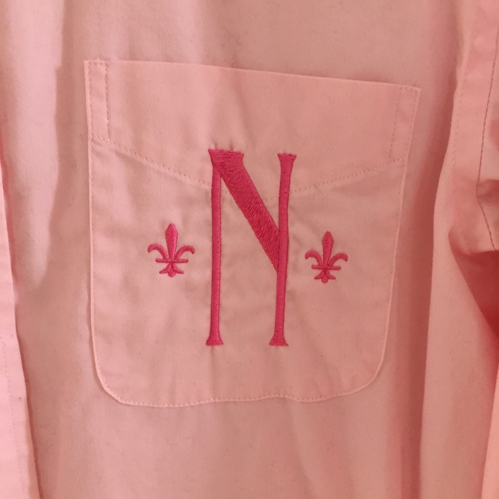 Monogrammed button down tunic - Picture 3 of 3