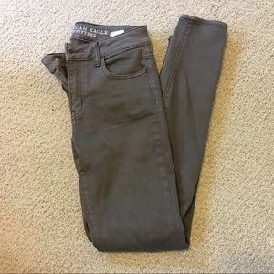 Dark green jeggings