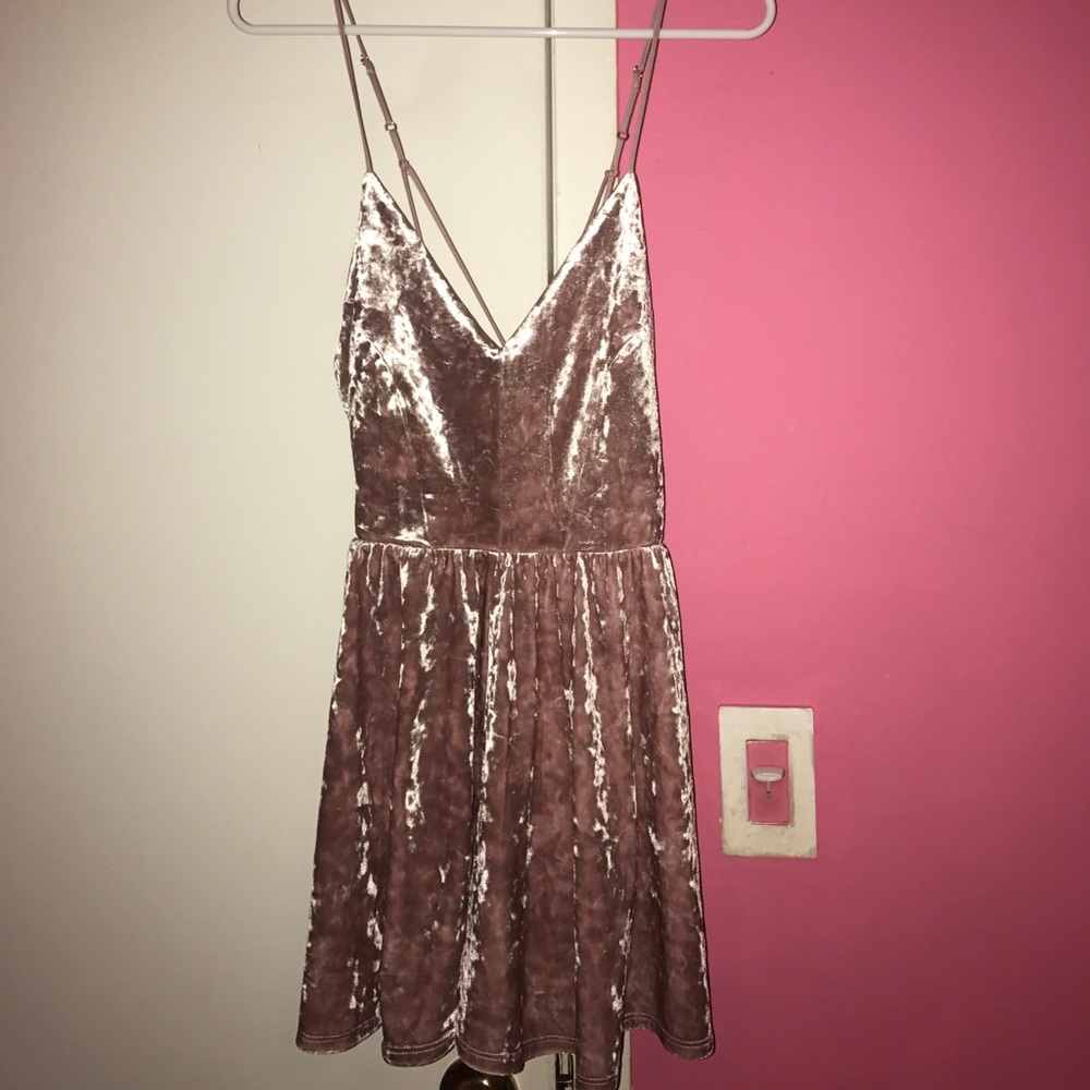 Forever 21 Suede Pink Romper