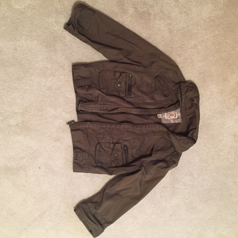 Olive green khaki jacket