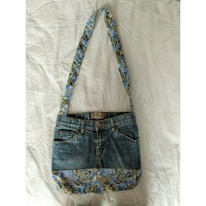 Handmade Denim Shoulder Bag