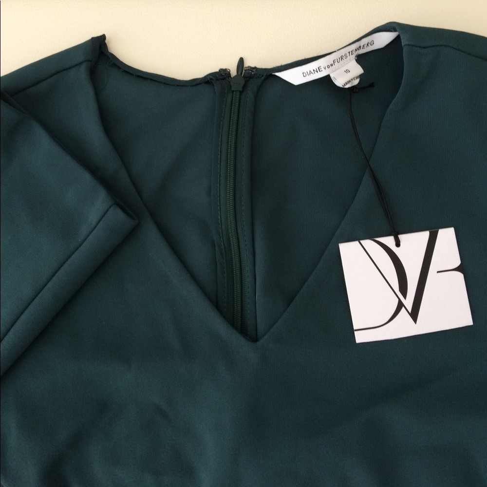 DIANE VON FURSTENBERG  HUNTER GREEN SIZE 10