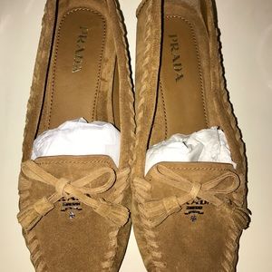 Prada Slip On Moccasin