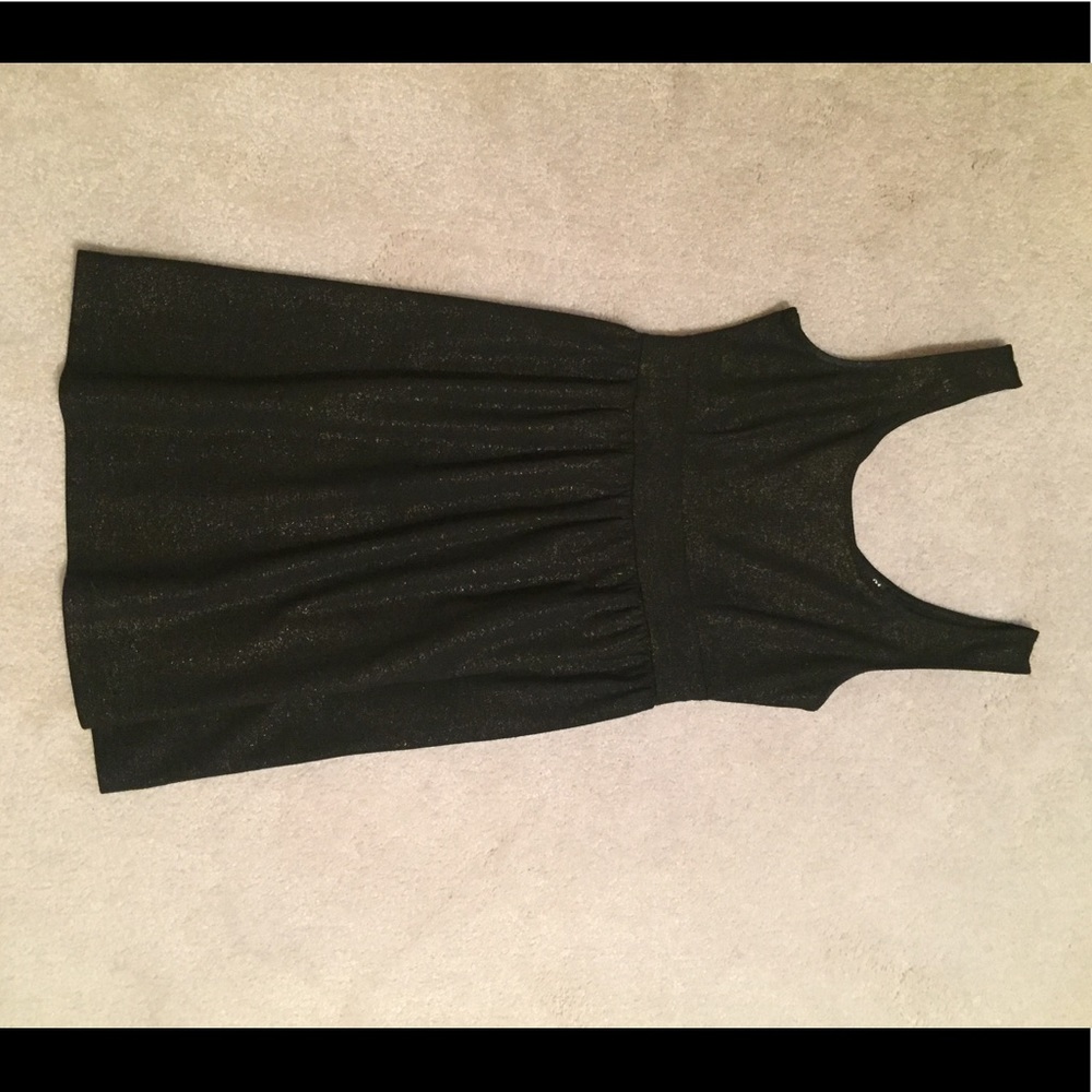 Black and gold shimmered dress