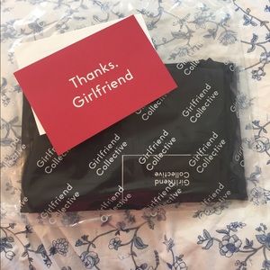 Brand new, in package, black high-waisted leggings