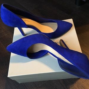 Open Side Jessica Simpson Microsuede Heel