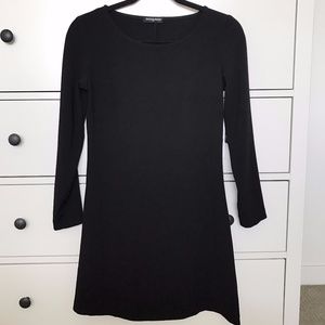 American Apparel Black Crepe Dress