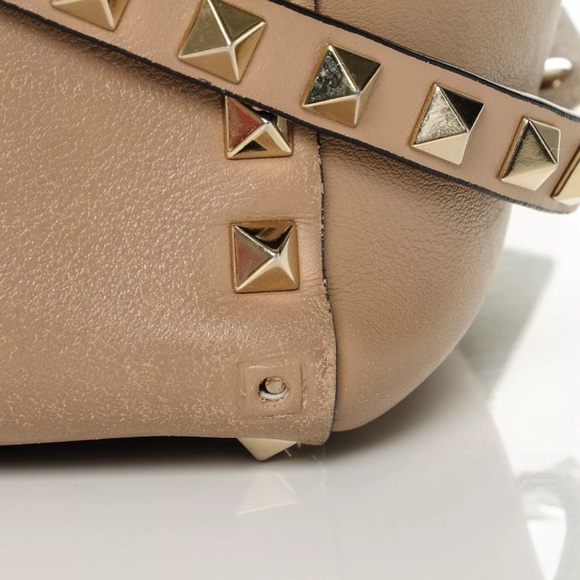VALENTINO Vitello Rockstud Double bag - Picture 3 of 8