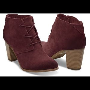 Tom's Lunata Laceup Booties