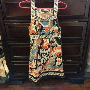 Bcbgmaxazria patterned dress petite small