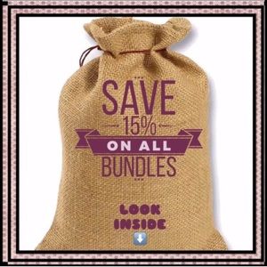 15% off all bundles!!