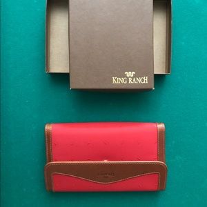 NEW Red King Ranch Wallet