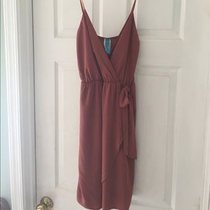 Francesca's Rose Colored Mini Dress