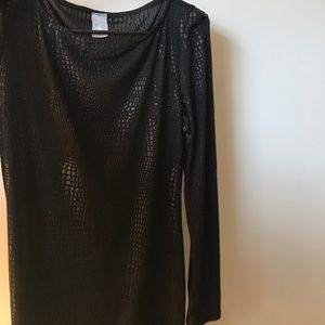 Reptile skin dress