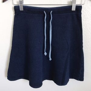 American Apparel Blue Skater Skirt