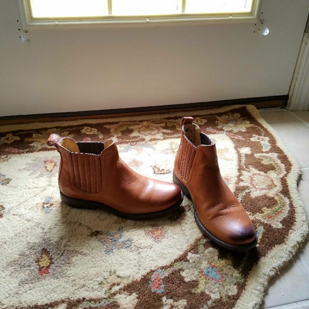 Frye leather booties